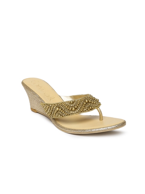 

Catwalk Women Gold Solid Sandals