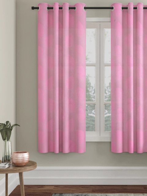 

Molly & Michel Pink Window Curtain