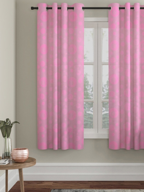 

Molly & Michel Pink Window Curtain