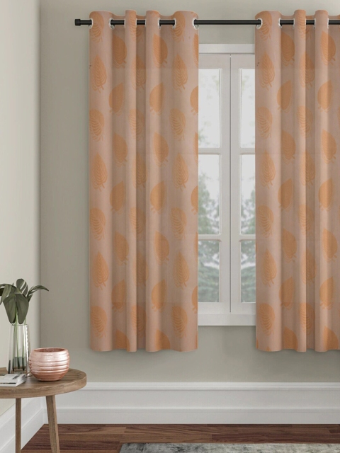 

Molly & Michel Beige Floral Window Curtain