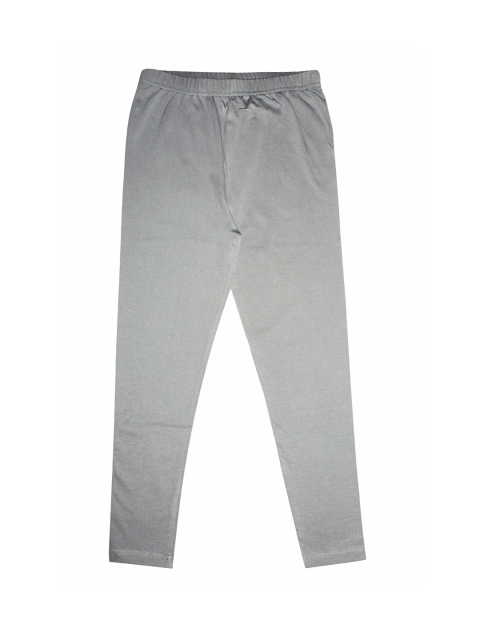

KiddoPanti Girls Solid Ankle Length Legging, Grey