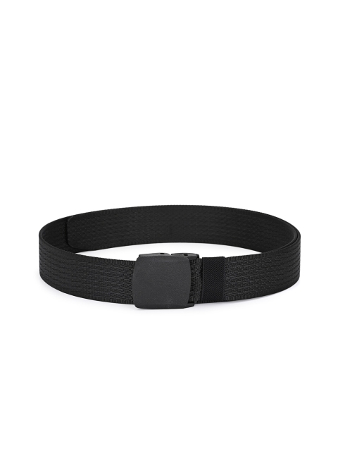 

Espana Men Black Solid Polyester Canvas Belt