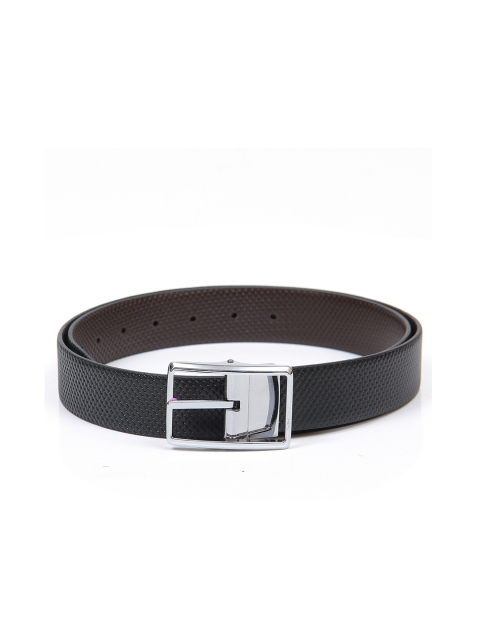 

Espana Men Black Textured Leather Formal Belt