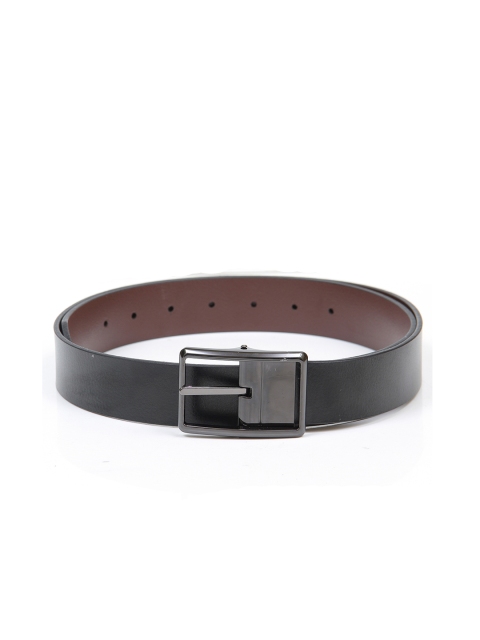 

Espana Men Black Textured Leather Formal Belt