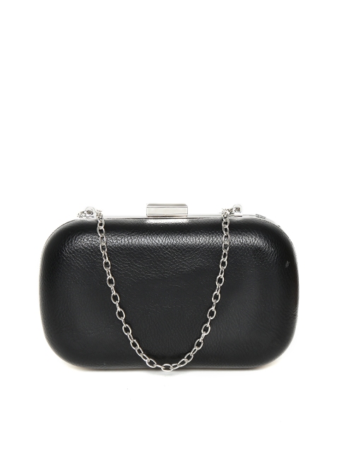 

Lino Perros Black Box Clutch with Chain Strap