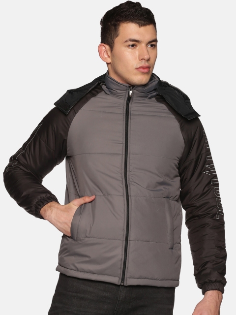 

ATTIITUDE Men Grey Puffer Jacket