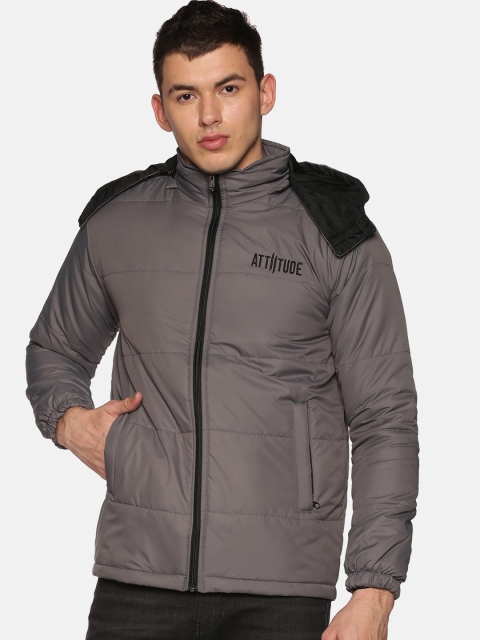 

ATTIITUDE Men Grey Padded Jacket