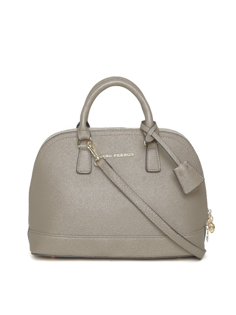 

Lino Perros Taupe Handbag with Sling Strap
