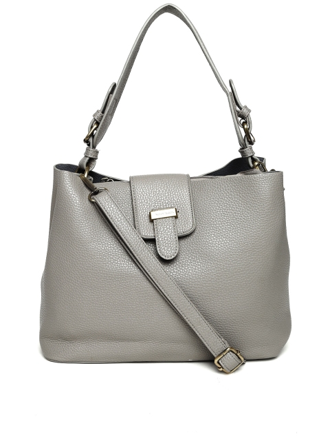 

Lino Perros Grey Shoulder Bag with Sling Strap