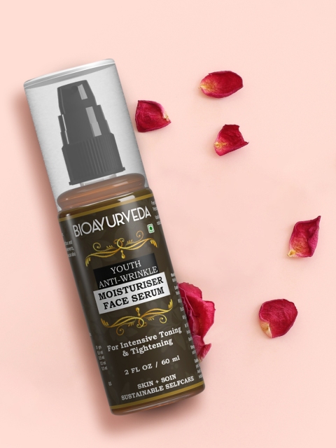 

BIOAYURVEDA Youth Anti-Wrinkle Moisturiser Face Serum - 60ml, Green