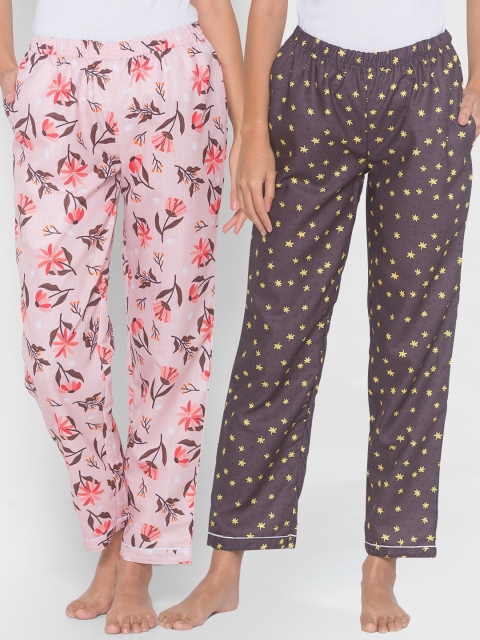 

FashionRack Women Pack of 2 Lounge Pants, Brown