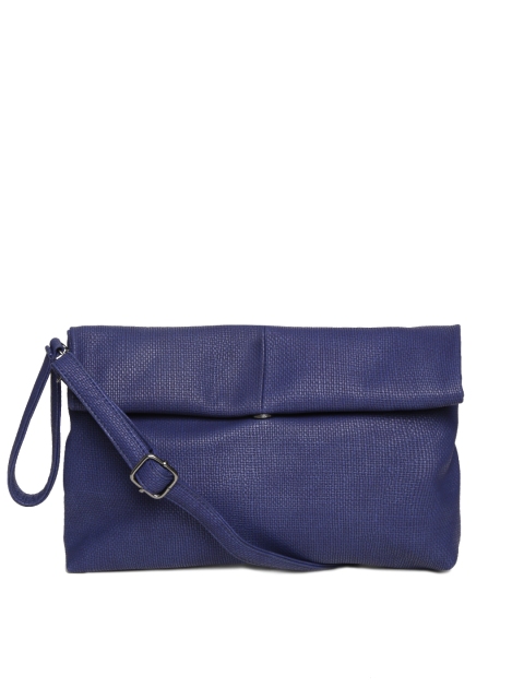 

Lino Perros Blue Fold-Over Sling Bag