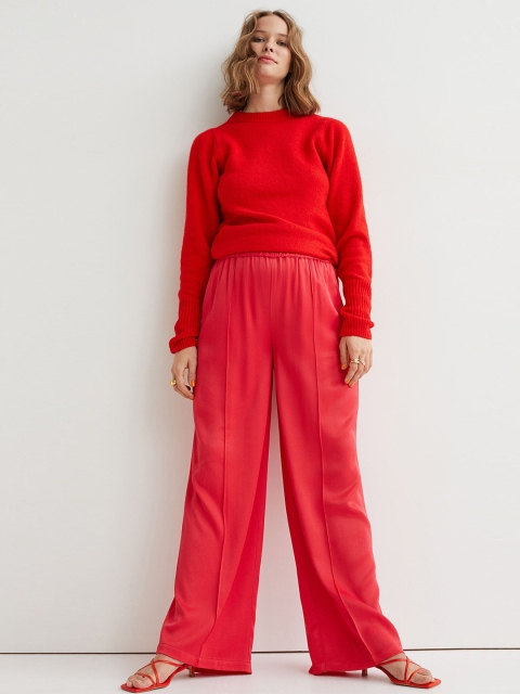 

H&M Woman Red MAMA Fine-knit jumper