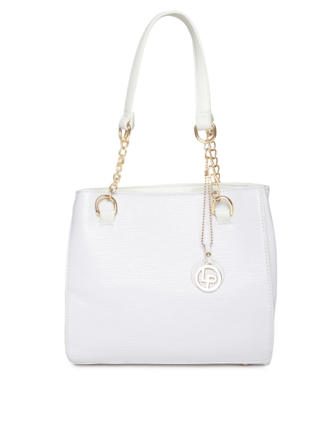 

Lino Perros White Textured Shoulder Bag