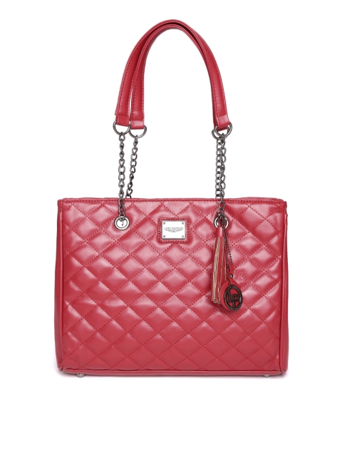 

Lino Perros Maroon Quilted Shoulder Bag