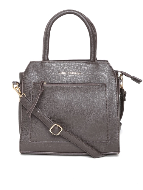 

Lino Perros Coffee Brown Handbag with Sling Strap