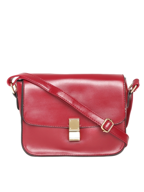

Lino Perros Maroon Sling Bag