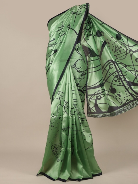

Pothys Green & Black Saree