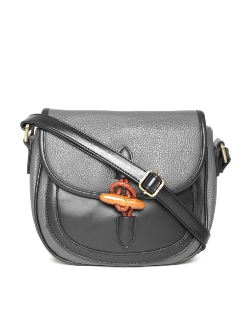 

Lino Perros Charcoal Grey Sling Bag