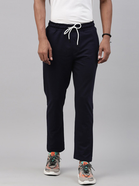 

Breakbounce Men Blue Regular Fit Knitted Trouser