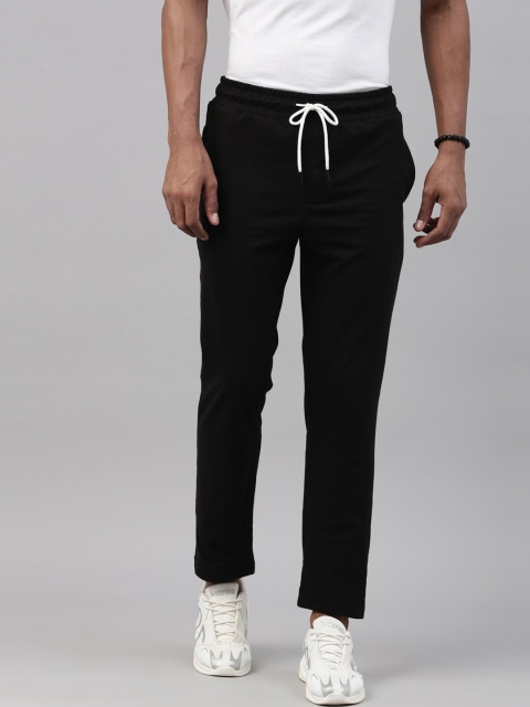 

Breakbounce Men Black Solid Regular Fit Track Pants