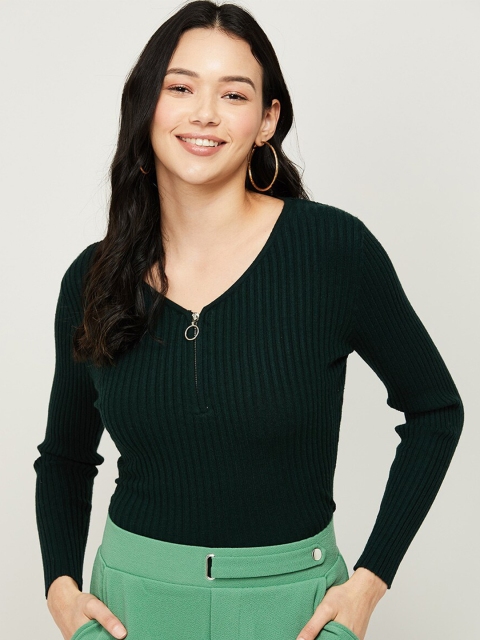 

Fame Forever by Lifestyle Women Green Sweatshirt
