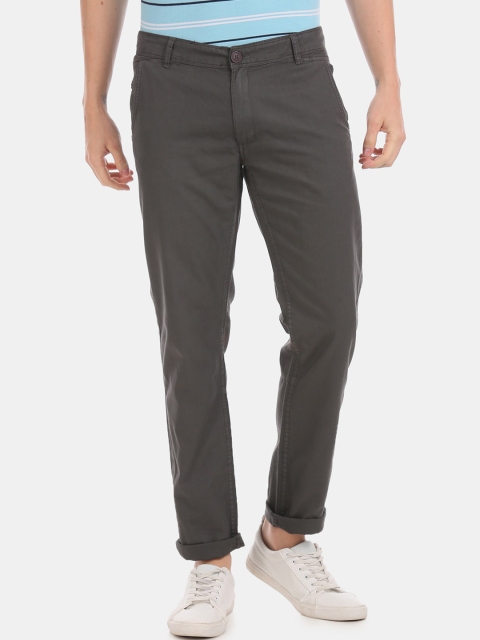 

Cherokee Men Grey Chinos Trousers