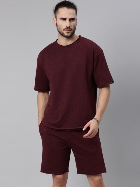 

Breakbounce Men Maroon Solid Regular Fit Shorts
