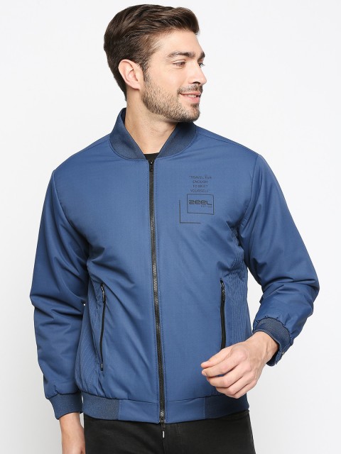 

Zeel Men Blue Lightweight Crop Sporty Jacket