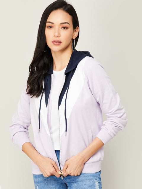 

Fame Forever by Lifestyle Women Purple Hooded Sweatshirt