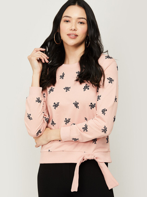 

Fame Forever by Lifestyle Women Peach Printed Sweatshirt