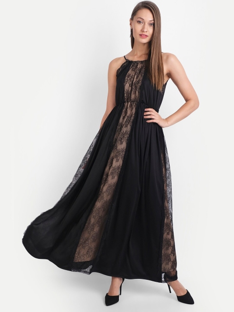 

LY2 Black Net Maxi Dress
