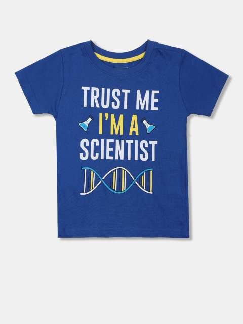 

Cherokee Boys Blue Printed T-shirt