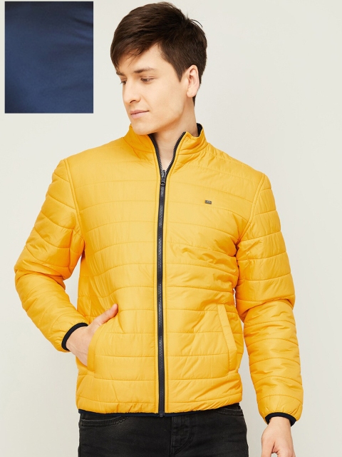 

Fame Forever by Lifestyle Men Yellow Reversible Puffer Jacket