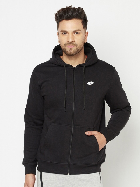 

Lotto Men Black Hooded Sweatshirt