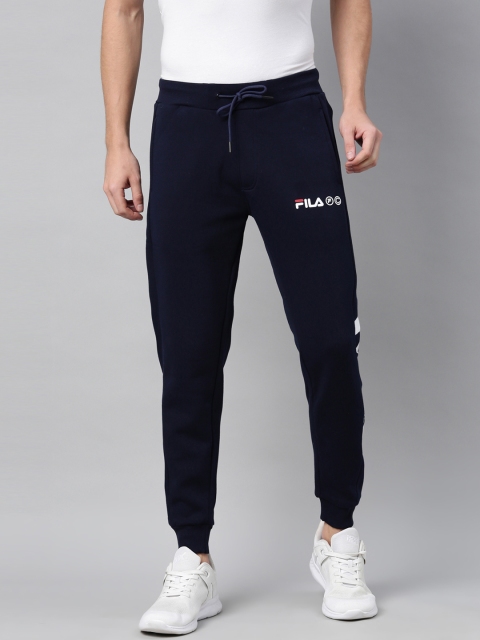 

FILA Men Blue Regular Fit Track Pants