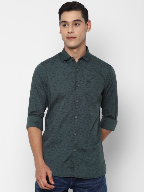 

Allen Solly Sport Men Pure Cotton Teal Printed Casual Shirt