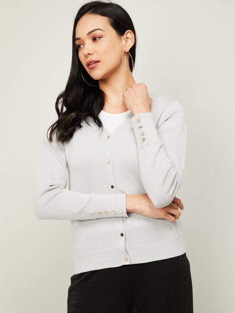 

Bossini Purple Ribbed Shirt Style Top