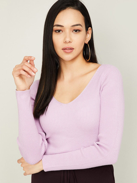 

CODE by Lifestyle Purple Fitted Top