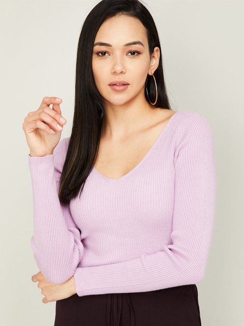 

CODE by Lifestyle Lavender Fitted Top