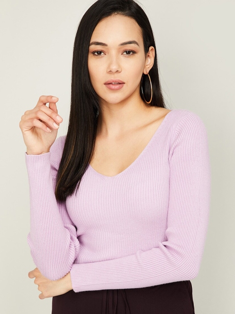 

CODE by Lifestyle Purple Fitted Top