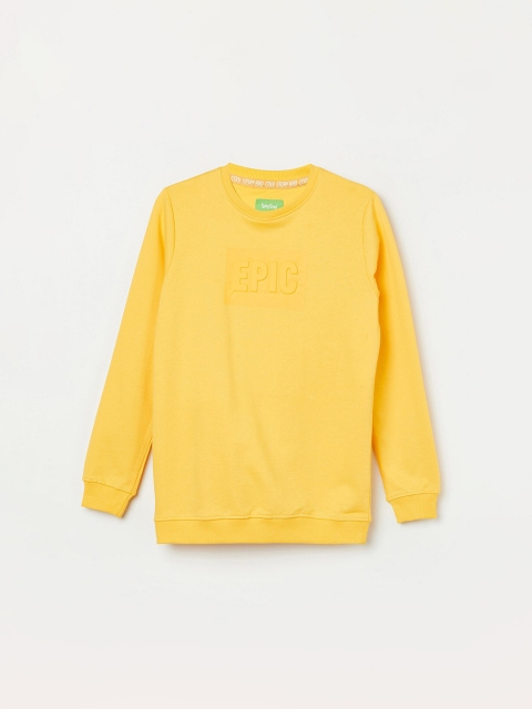 

Bossini Boys Yellow Sweatshirt