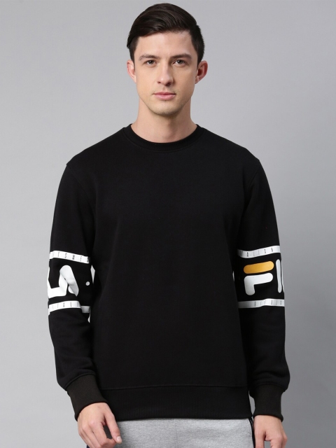 

FILA Men Black Sweatshirt
