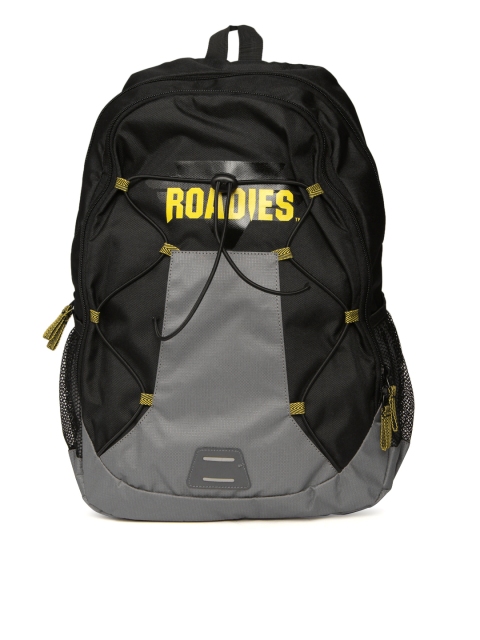 

The Vertical Unisex Black & Grey Roadies Collection Backpack