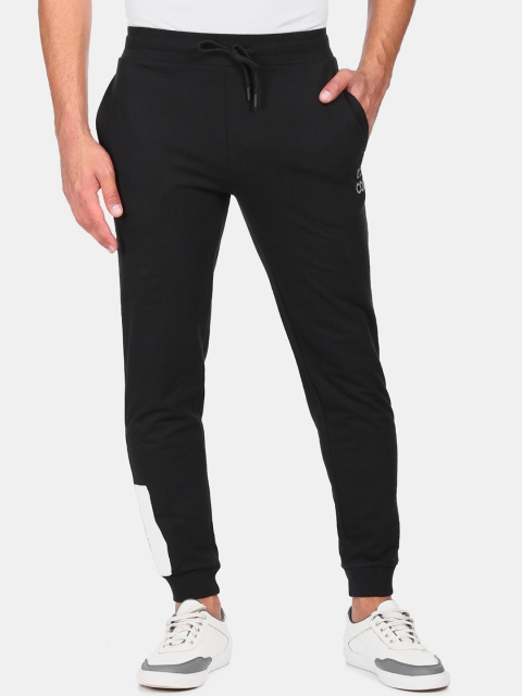 

Colt Men Black Solid Knitted Joggers