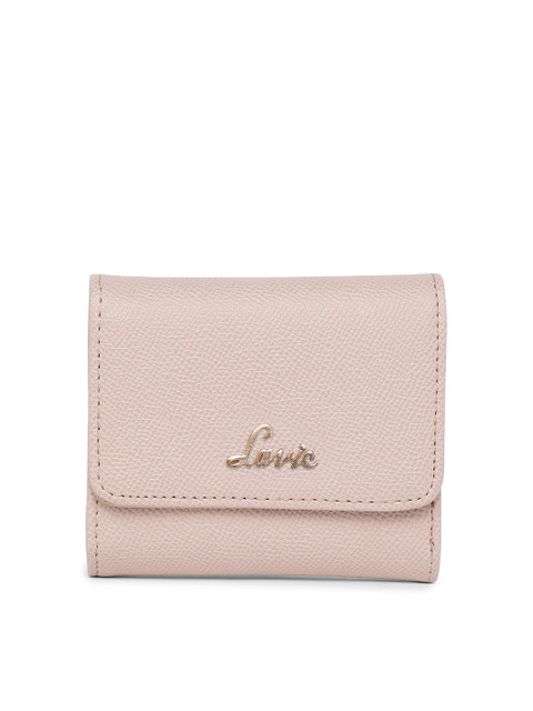 

Lavie Women Pink Three Fold Wallet