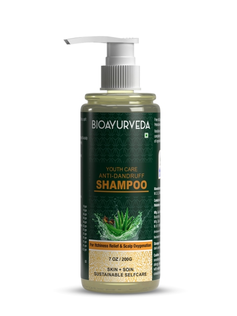

BIOAYURVEDA Youth Care Anti-Dandruff Shampoo - 200 g, Green