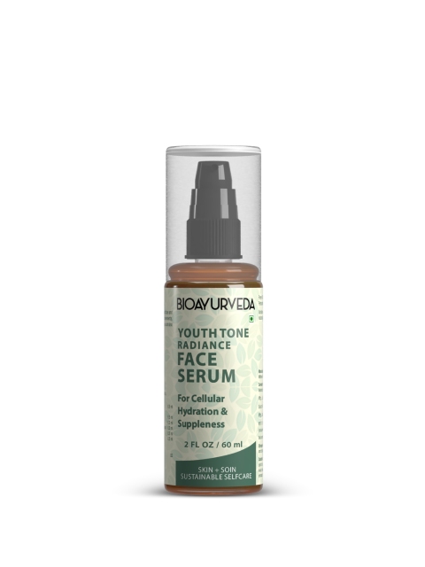 

BIOAYURVEDA Youth Tone Radiance Face Serum- 60ml, Sea green