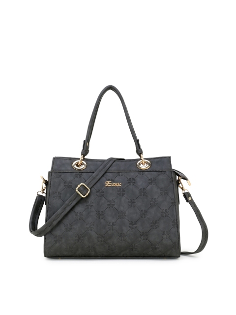 

Exotic Grey PU Structured Handheld Bag