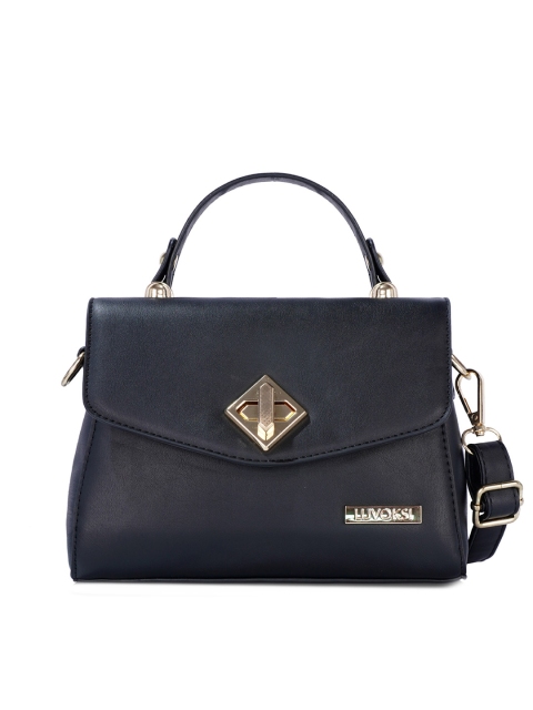 

Luvoksi Black PU Structured Satchel